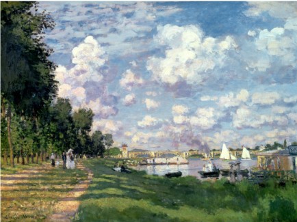 THE MARINA AT ARGENTEUIL, 1872 - Claude Monet Paintings